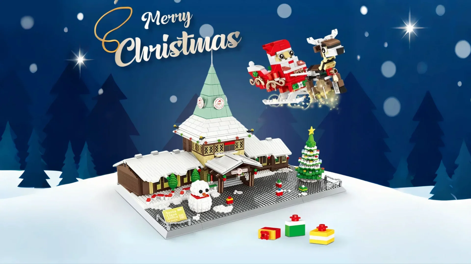 Christmas-Themed Building Blocks