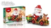 Hot Sale Christmas Gift Xingbao 18022 Reindeer Cart Building Blocks Christmas Santa Bricks Building Toys