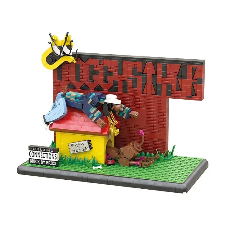 Xingbao 28006 Snoopy Dog Series Special: Series Cover "Dog Style" Large building block model toy Gift for children