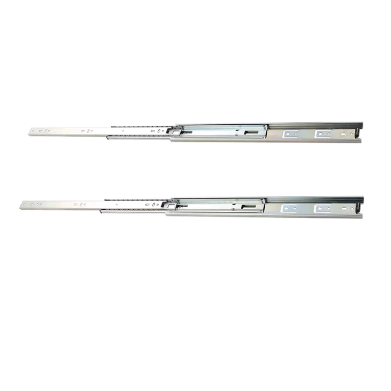 100lb Capacity Drawer Slides, Full Extension Ball Bearing Slide Track Rail