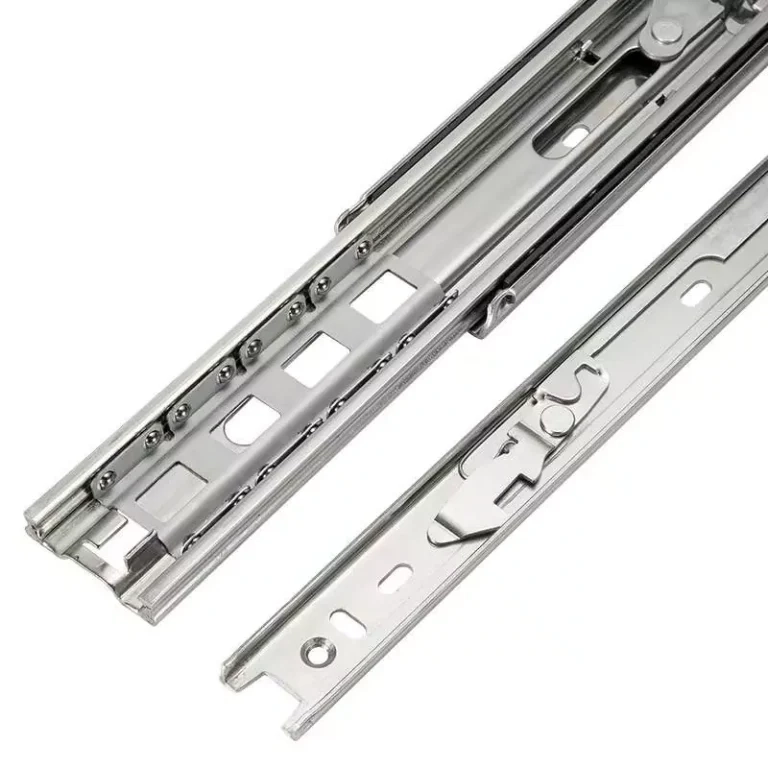 150lb Capacity Drawer Slides with Lock Full Extension Locking Ball Bearing Side Mount Glides Runners