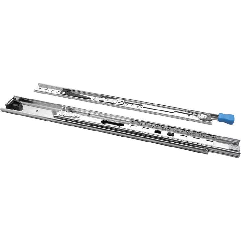 Heavy Duty Locking Drawer Slides Full Extension Runners With Lock Side Mount Ball Bearing Rails Track Glides 250Lbs
