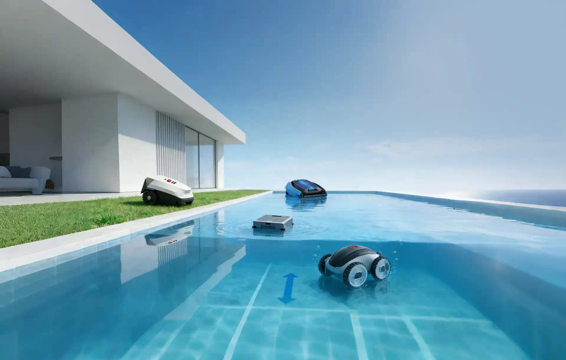 Robot Garden Ecosystem — From Crystal-Clear Pools to Perfectly Manicured Lawns