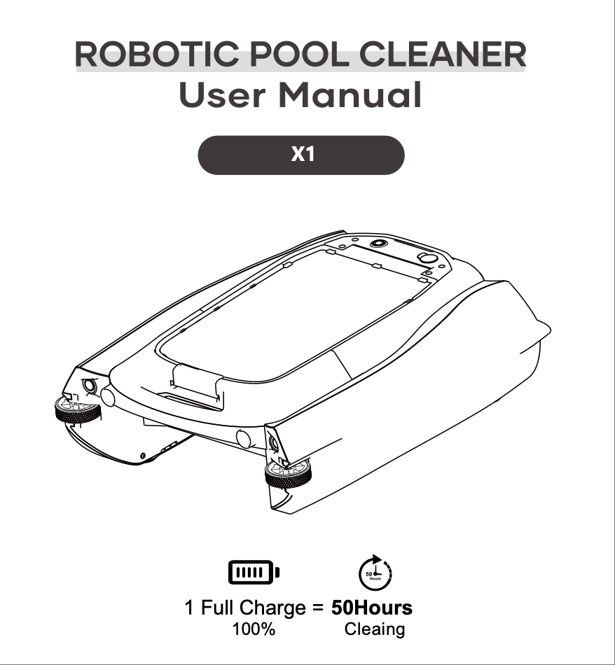ROBOTIC POOL CLEANERUser Manual X1