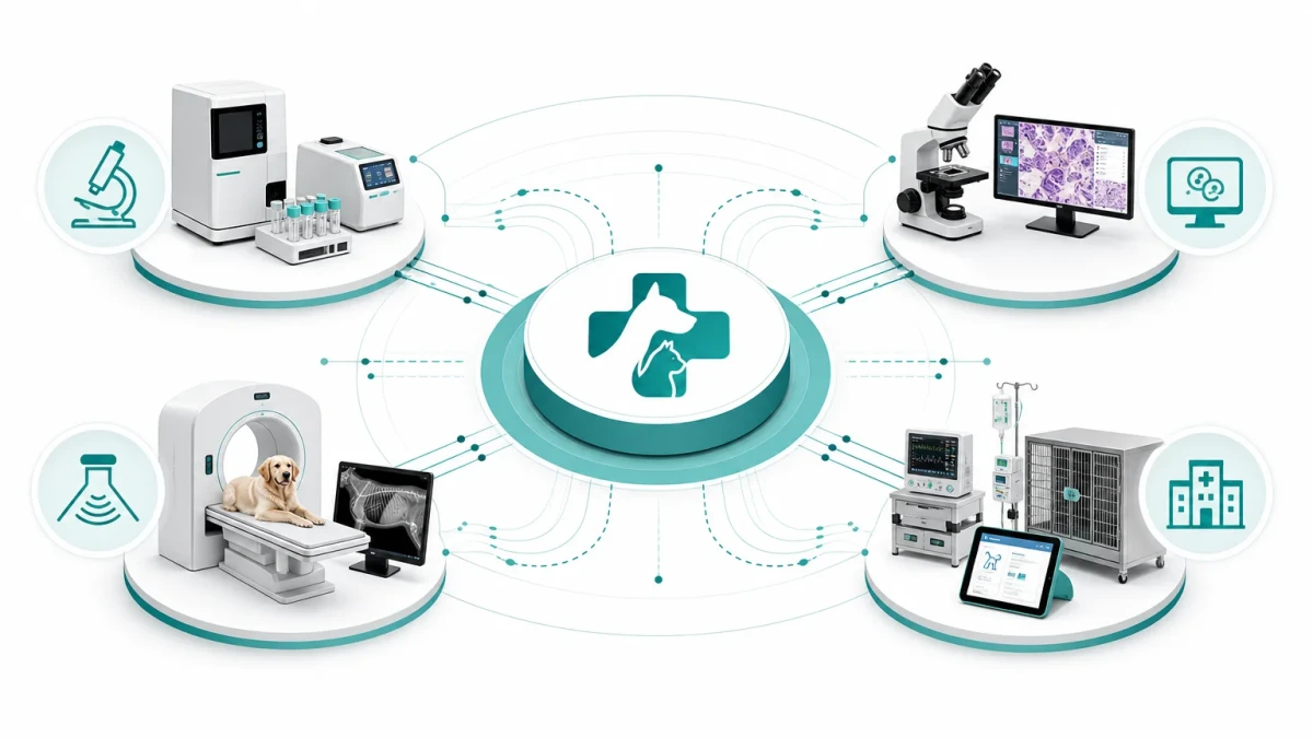 Qualitative Vetsplex supply capability infographic used as a quality-assurance process visual