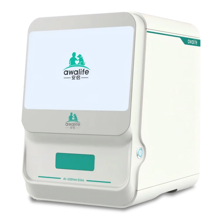 AI-100Vet Elite veterinary IVD analyzer for fully automated fecal analysis