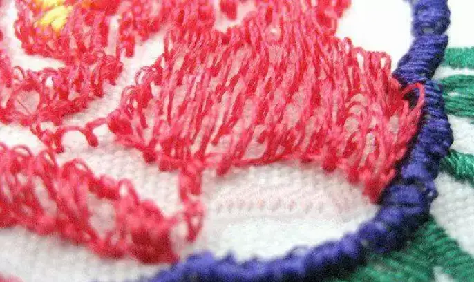 Hollow 3D Embroidery