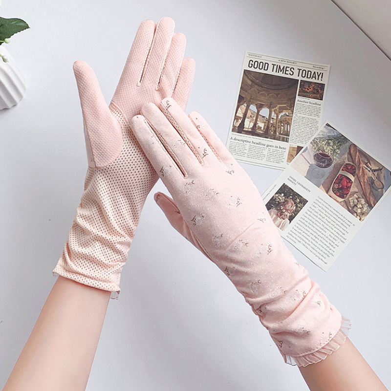 Gants respirants protecteurs contre le soleil pour femmes