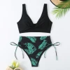 Tropical Print Bikini Set