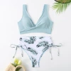 Tropical Print Bikini Set