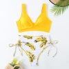 Tropical Print Bikini Set
