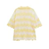 Women's Knitted Wave Pattern Set