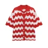 Women's Knitted Wave Pattern Set