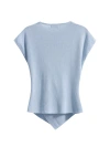 Women's Twist-Front Knitted Top
