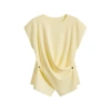 Women's Twist-Front Knitted Top