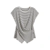 Women's Twist-Front Knitted Top