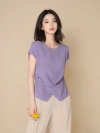 Women's Twist-Front Knitted Top
