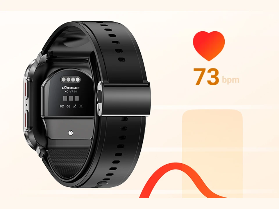 VP20 rear sensor and heart-rate tracking illustration