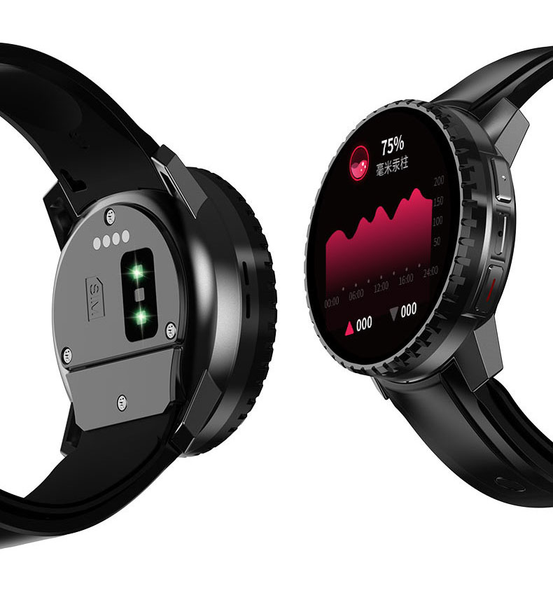 Front and rear views of the VC60 CHILL health watch