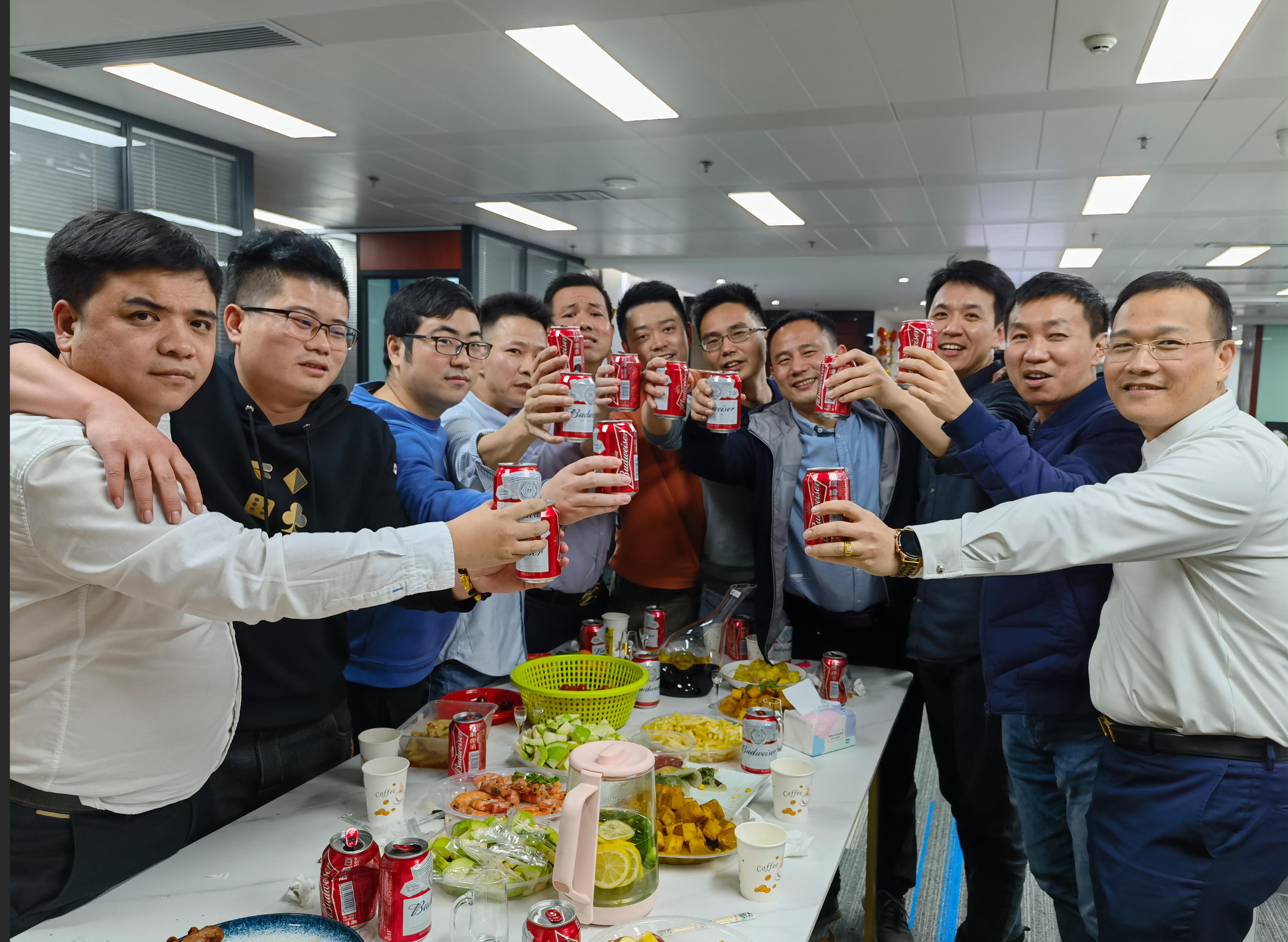 Lurogef team at a company activity