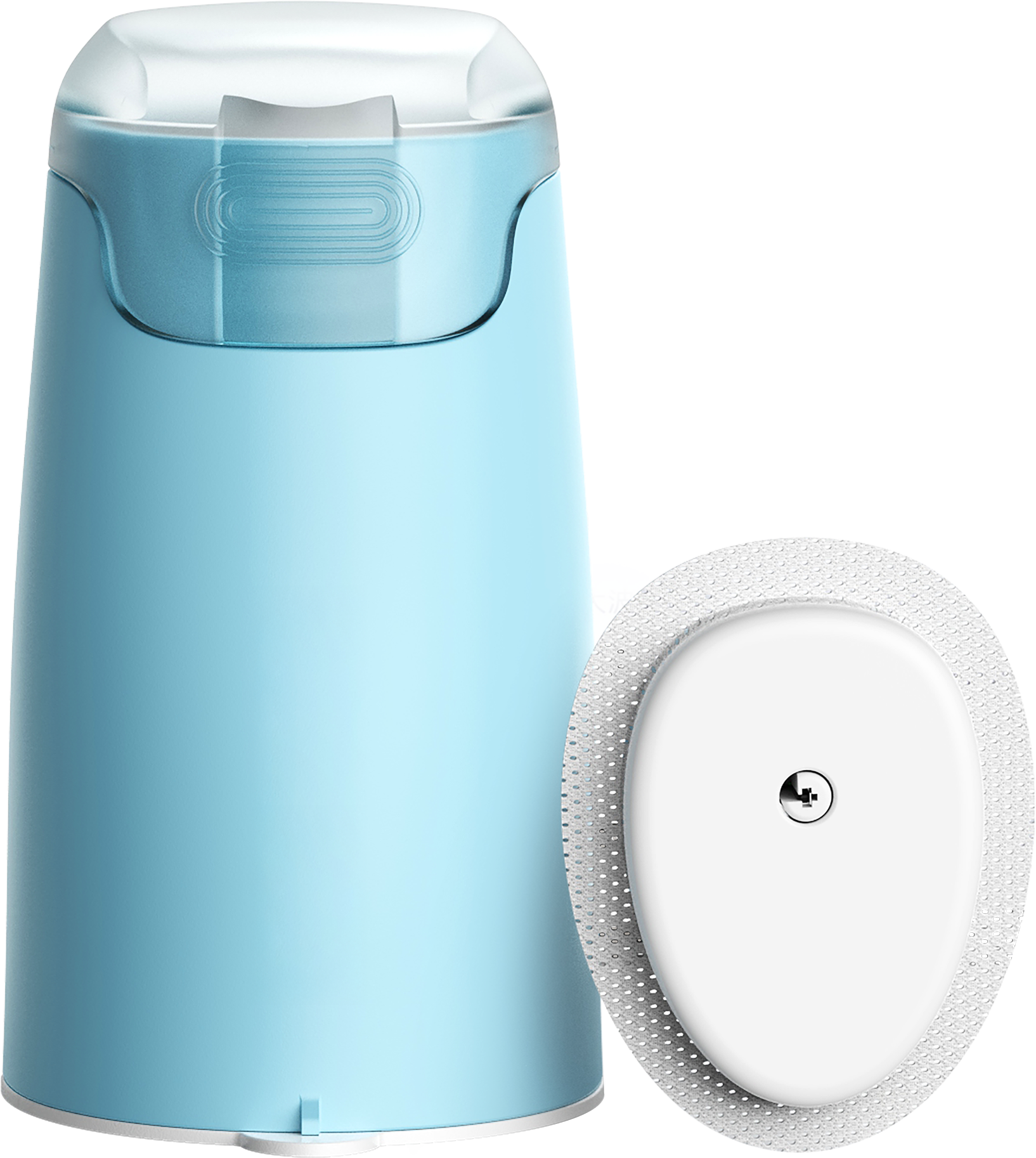 LUROGEF S10 Continuous Glucose Monitoring System package with sensor and connected display