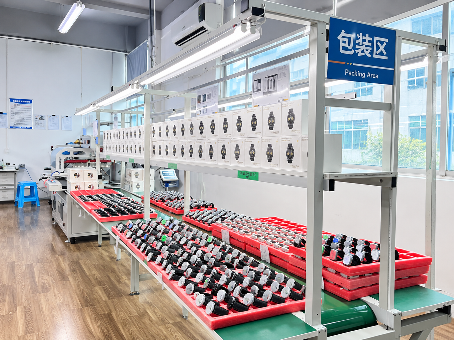Lurogef wearable device packing area