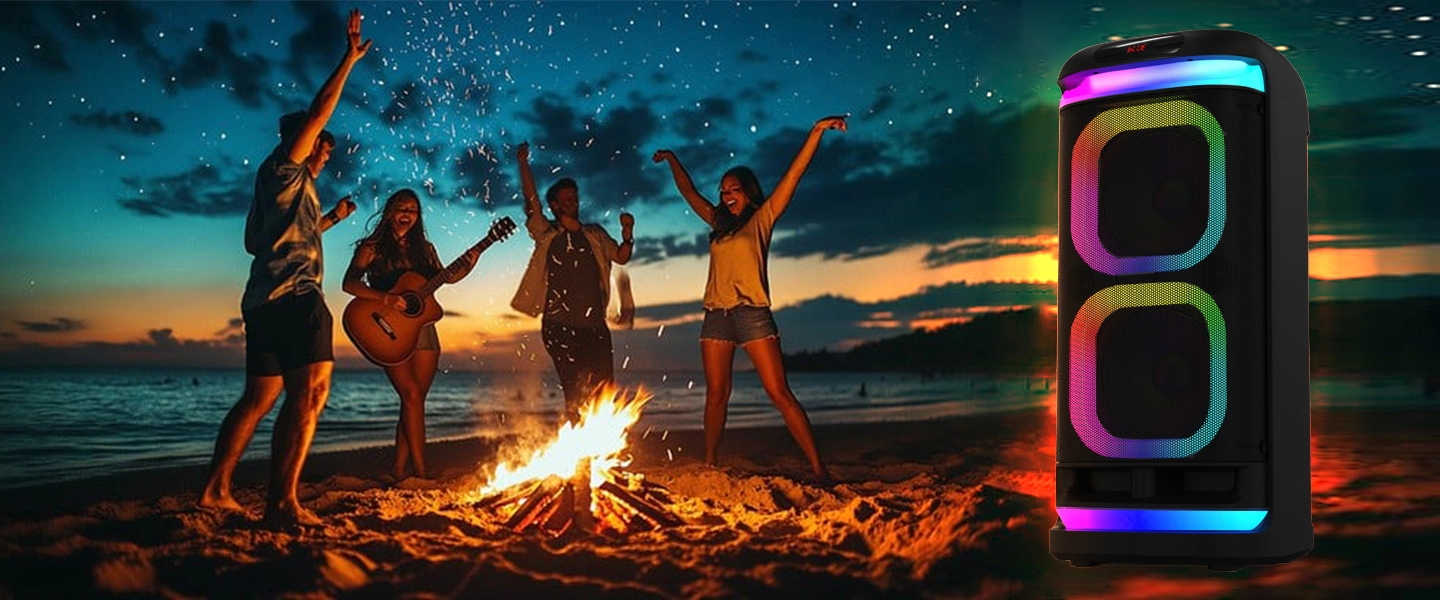 PartySpeakerDJKaraokePartyboxSpeakerBeachBonfireGatheringSpeakerPlayer.webp
