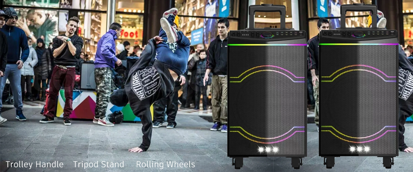 Trolley Party Speaker Party Speaker Supplier Bluetooth Speaker