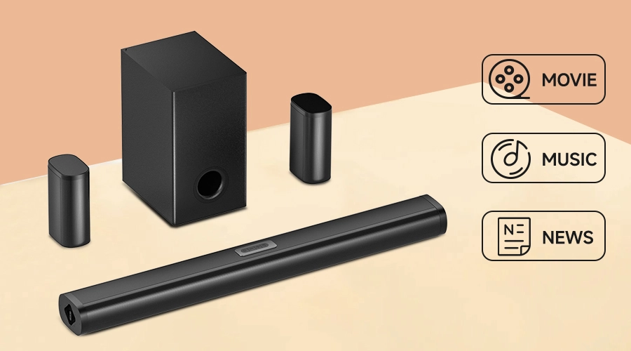 home theater soundbar system surround soundbar with EQ settings
