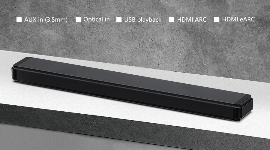 Wired & Wireless Soundbar Bluetooth 5.3 Soundbar Audio TV Sound Bar