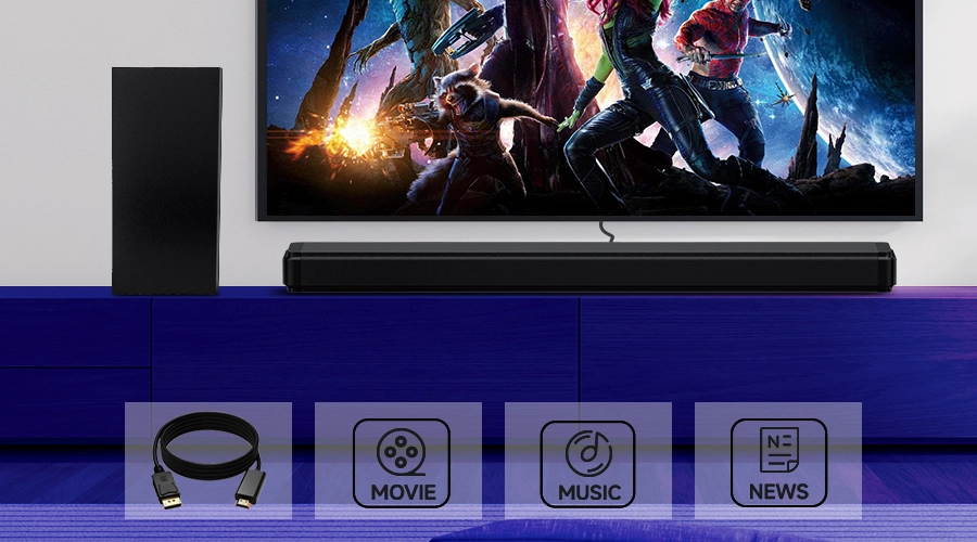 good soundbar for TV HDMI Soundbar Movie Music News Soundbar