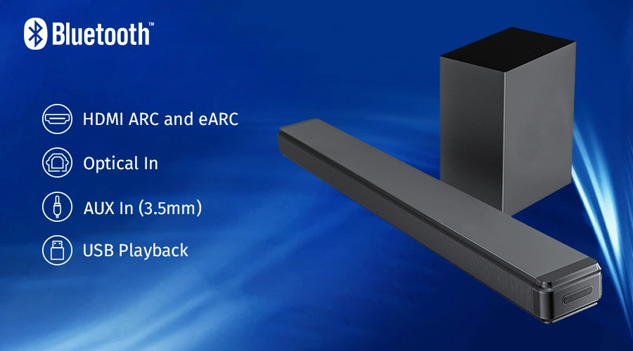 soundbar for tv with bluetooth multi connections soundbar