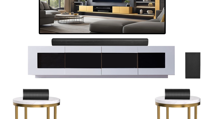 Room Filling Dolby Atmos TV Soundbar System