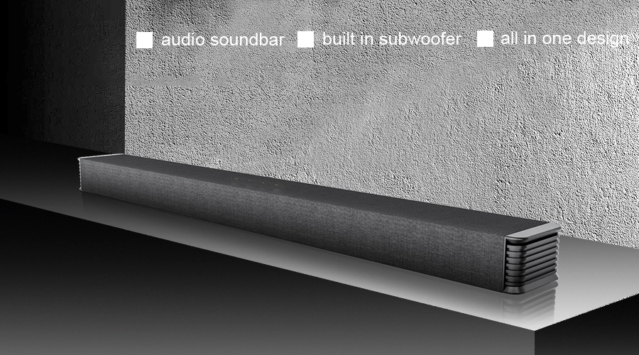 soundbar subwoofer built in all in one design soundbar complete soundbar system