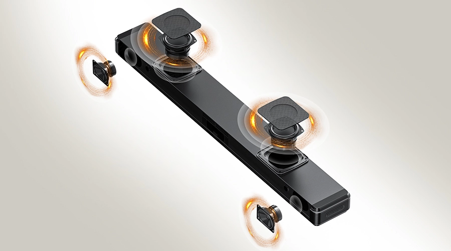 soundbar with built in subwoofer​ cinematic audio soundbar