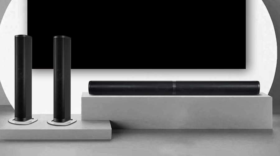 bracket standing detachable soundbar desktop placement soundbar