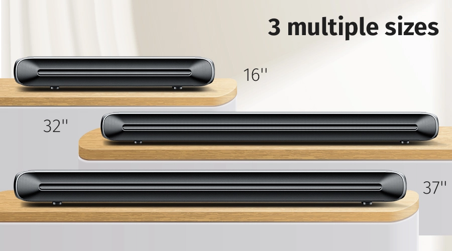 16 inch soundbar 32 inch soundbar 37 inch soundbar for different TV sizes