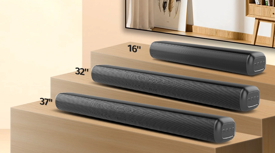 Multiple Sizes TV Soundbar Home Audio Soundbar