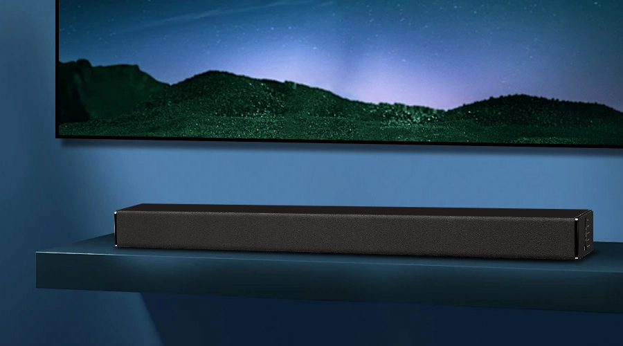 soundbar sounds clear and balanced tv bar