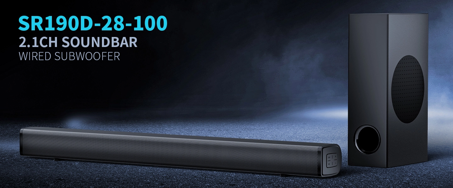 TV Soundbar Wired Subwoofer Sound Bar Subwoofer TV Audio System