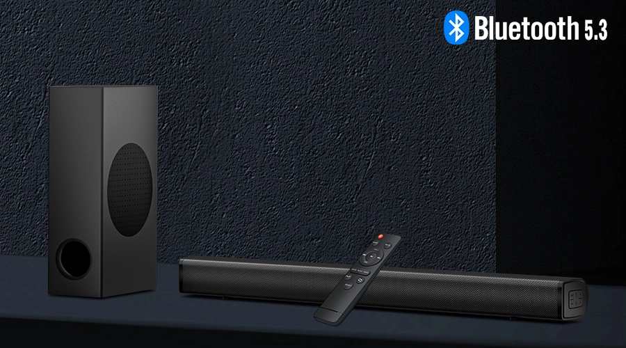 soundbar wired subwoofer bluetooth wireless soundbar