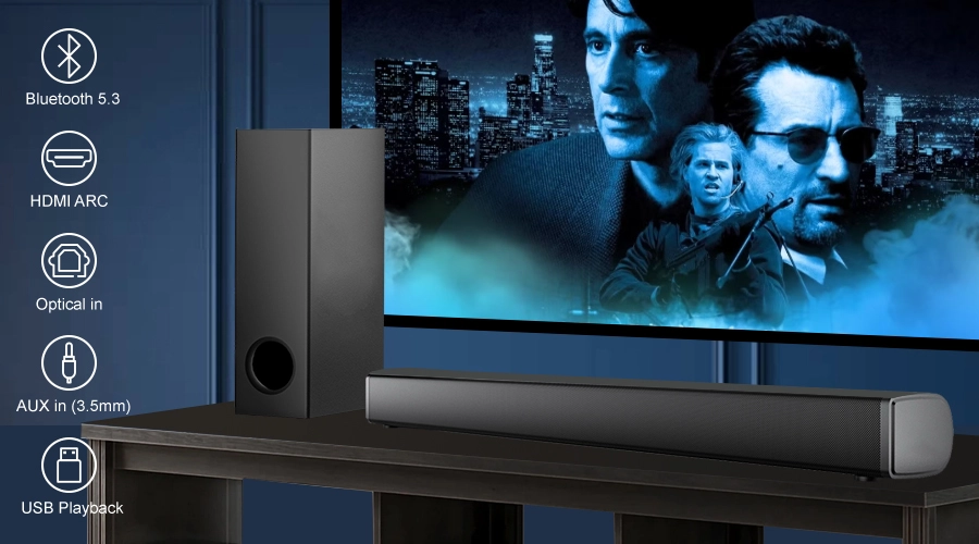 subwoofer soundbar for tv best soundbar playback options 