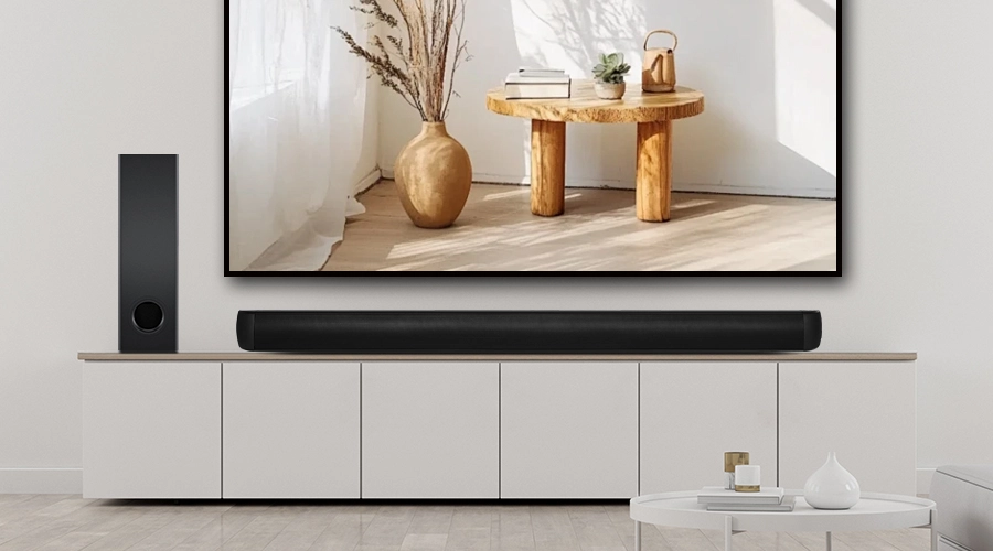 soundbar with subwoofer​ TV sound quality transformation