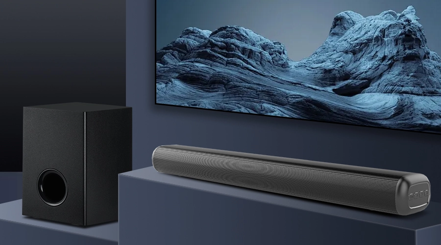 Soundbar TV Speaker With Wireless Subwoofer Or Wired Subwoofer