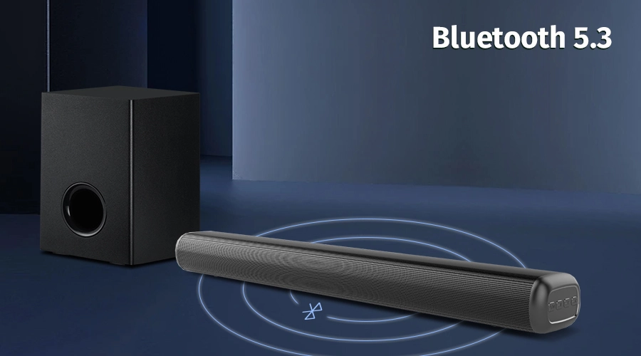wireless soundbar bluetooth sound bar phone tablet PC TV easy connect