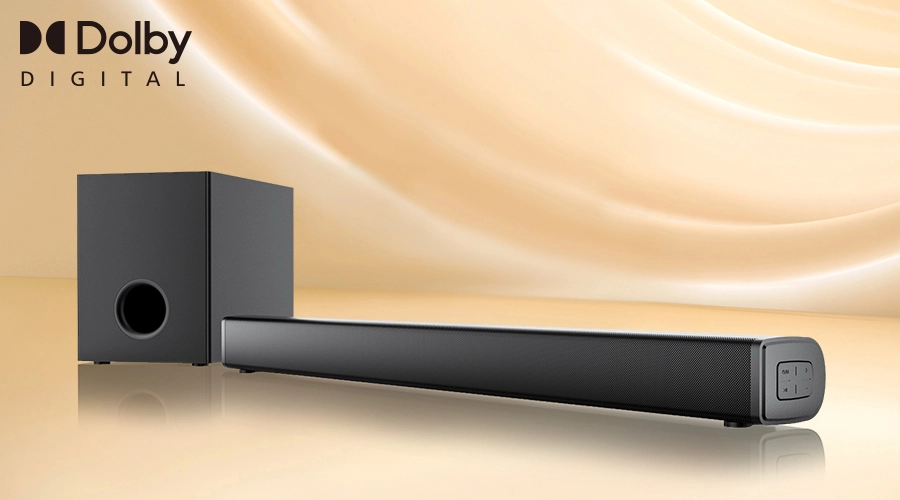 Dolby Digital Soundbar Subwoofer System For TV