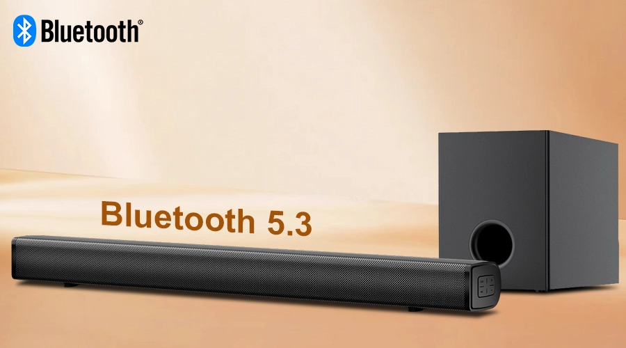 Bluetooth 5.3 soundbar Wireless Stream soundbar
