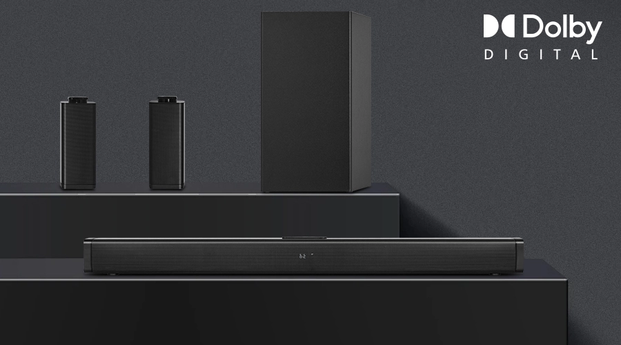 5.1CH Soundbar Dolby Digital Soundbar & Wireless Subwoofer System