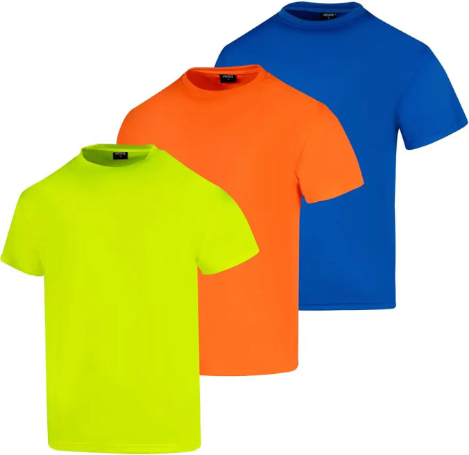 Recycled-material T-shirt reference for custom apparel programs