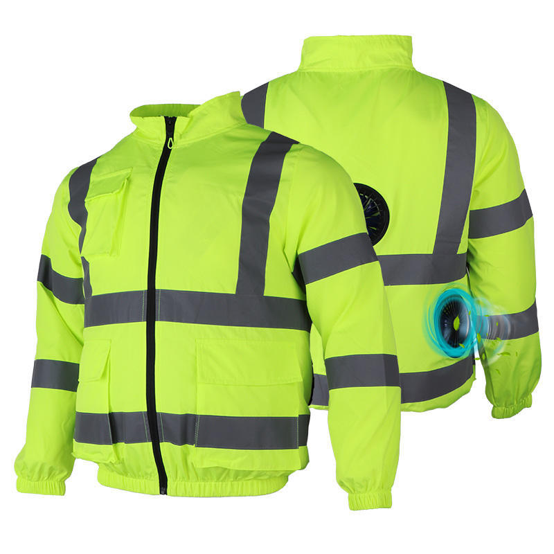 Three-fan high-visibility 5V work jacket product gallery image 1